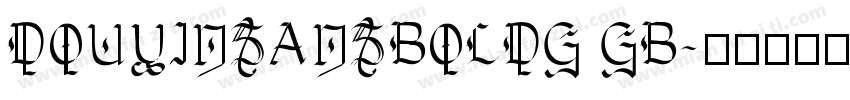DOUYINSANSBOLDG GB字体转换